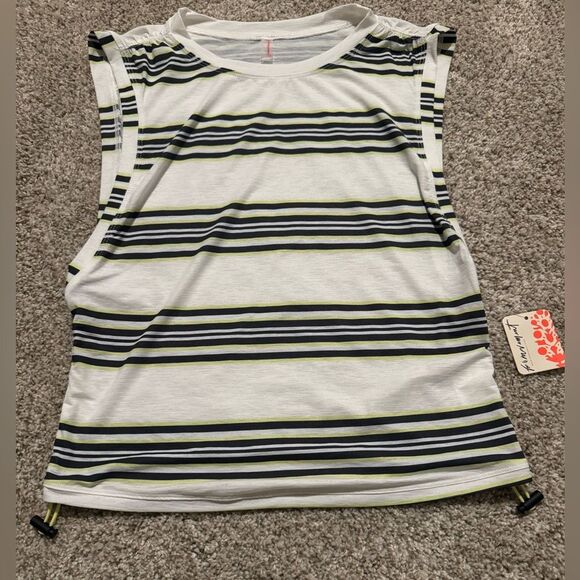 NWT Free People Movement Tempo Sport Mode Printed Muscle Tee | Small - Picture 4 of 11